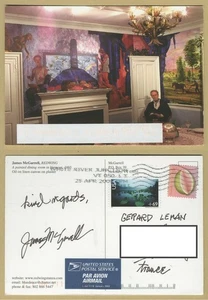 James McGarrell (1930-2020) - American painter - Rare back signed photo - 2000s - Picture 1 of 3
