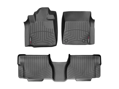 WeatherTech FloorLiner for 2008-2011 Toyota Sequoia - 1st & 2nd Row, Black - Image 1 of 4