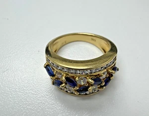0.60ctw Natural Diamond Ring | 14k Yellow Gold | 7.60gm | Ring size 6.25 - Picture 1 of 7