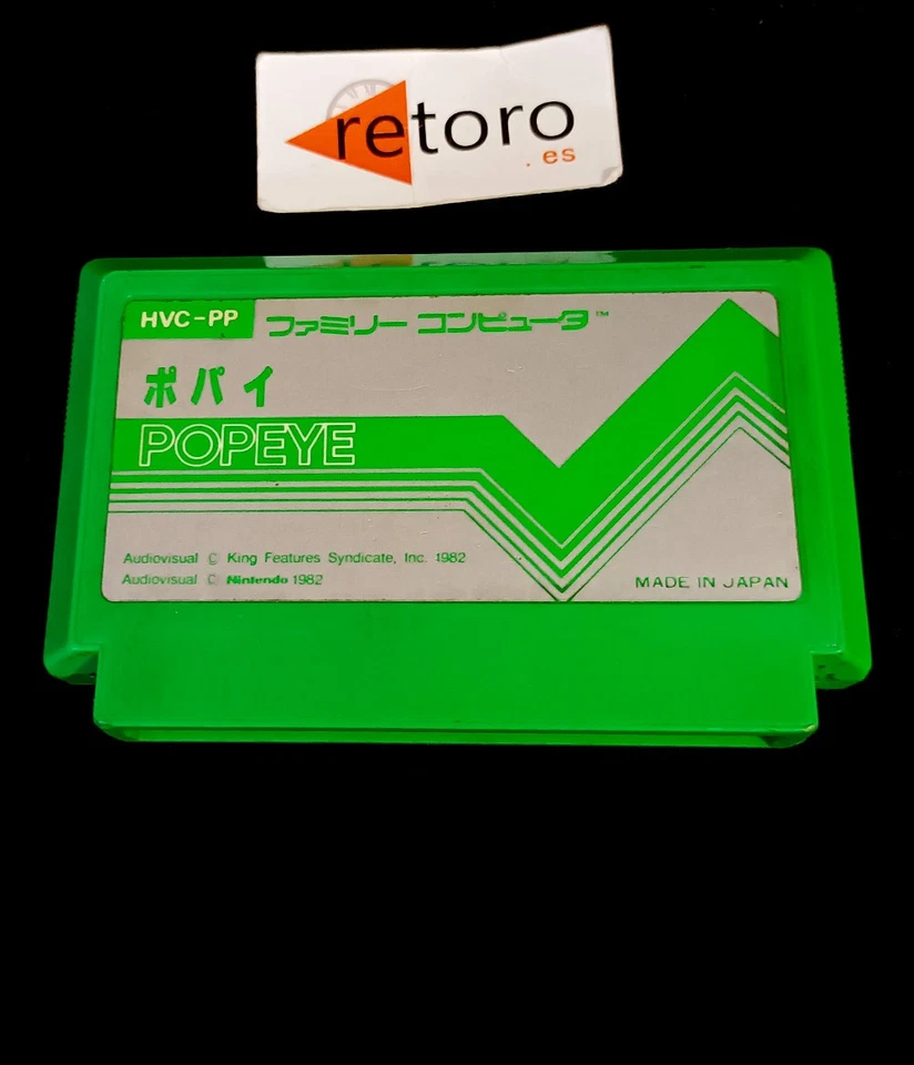 POPEYE NINTENDO Cartridge NES famicom JAP - Imagen 1 de 2