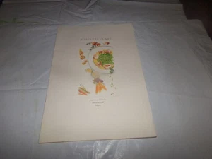 American airlines Internatinal Business Class Menu Destination United Kingdom - Picture 1 of 5