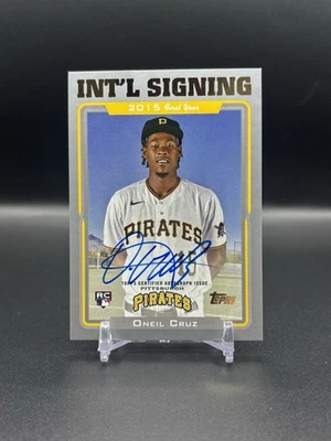 2022 Topps Archives Oneil Cruz #05DP-OC Silver Auto /99 RC - Image 1 of 2