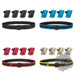 IPSC USPSA 4 Aluminum Pistol Master Magazine Holster w/ High Speed Shooting Belt - Picture 1 of 14