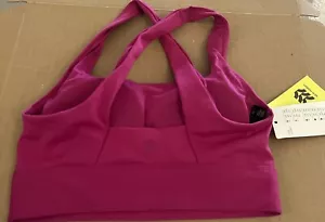 Sujetador deportivo All In Motion XS para mujer soporte medio cuello cuadrado espalda cruzada rosa - Imagen 1 de 9
