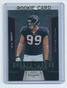 Tarjeta de novato J.J. Watt 2011 de los Playoffs Contenders #25 - Imagen 1 de 1