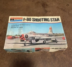 Monogram 1/48 Scale Vintage USAF F-80 Shooting Star - Picture 1 of 4