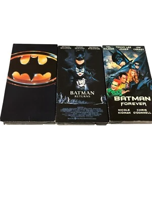 The Ultimate Batman Collection 3 VHS Set Batman, Batman Returns, Batman Forever - Image 1 of 4
