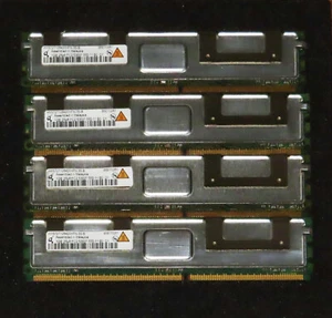 Qimonda 4GB (4 x 1GB) DDR2 667MHz PC2-5300 Fully Buffered Desktop Memory FB-DIMM - Picture 1 of 1