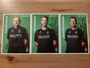 AK, Borussia Mönchengladbach, 3 Stück, 24/25, original Unterschrieben - Bild 1 von 4
