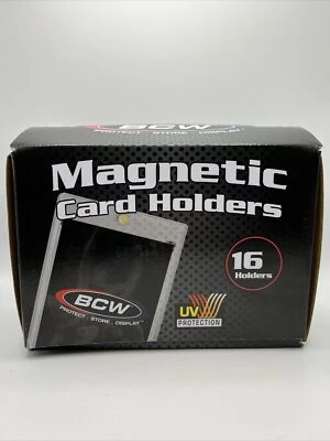BCW Magnetic Card Holder 100pt Point with UV Protection - Box of 16 holders - Image 1 of 3