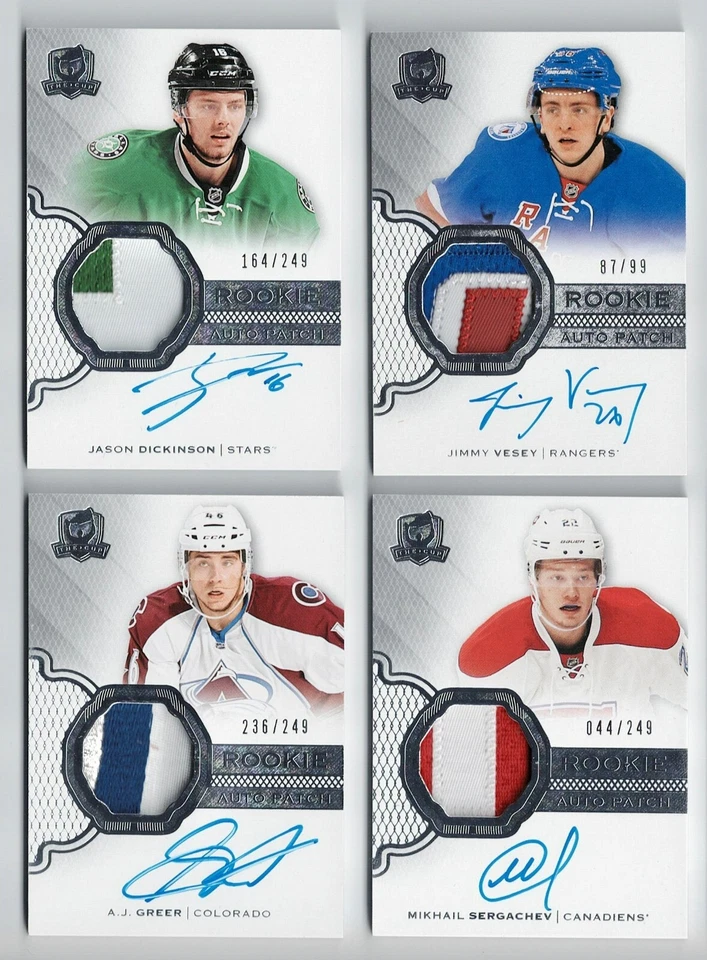 2016-17 The Cup Rookie Autograph Patch Auto #/249 #/99 RC Pick From List !! - Image 1 of 1