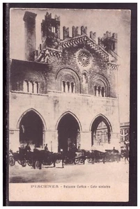 AK Gotischer Palast Linke Seite Piacenza Animiert HA86 - Bild 1 von 1