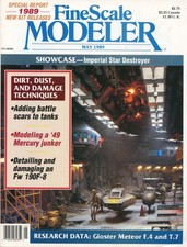 Fine Scale Modeler Magazine May 1989 Imperial Star Destroyer / FW 190F-8