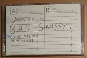 Simon & the Bar Sinisters - Rare Punk rock Demo Cassette circa 1990 - Picture 1 of 5