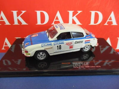 Die cast 1/43 Modellino Auto Saab 96 V4 Rally 1000 Lakes 1976 J. Vilkas by Ixo - Immagine 1 di 4