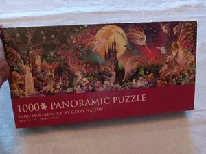 NEW! Panoramic 1000 Puzzle Fairy Moondance pixie elf castle butterfly whimsical - Picture 1 of 5