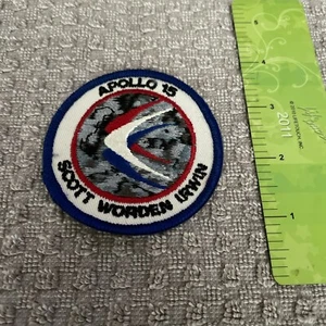 NASA-Apollo 15 commemorative patch (Blue trim version) - Picture 1 of 2