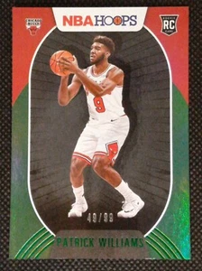 2020-21 Panini NBA Hoops Patrick Williams Green Holo Foil RC Rookie Card SP /99 - Picture 1 of 2