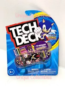 Tech Deck Finesse Shadow the Hedgehog Sonic Fingerboard Skateboard Brand NEW - Picture 1 of 2