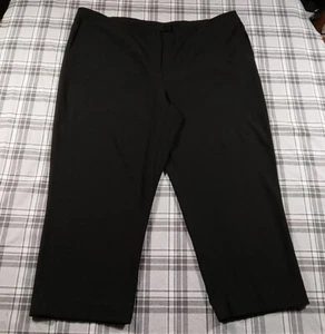Maggie Barnes Stretch Petite Black Pants Straight Leg Casual Size 7 Petite 46x23 - Picture 1 of 11