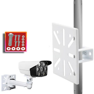 Universal Vertical Pole Mount Camera Bracket Wall Mounting Brackets for CCTV