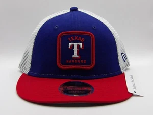 New Era 9Fifty MLB Texas Rangers Mesh Low Profile Snapback Blue - Picture 1 of 5