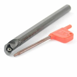 S10K-SDQCR07 10*125mm Lathe Turning Tool Boring Bar Holder 107.5° for DCMT0702  - Picture 1 of 5