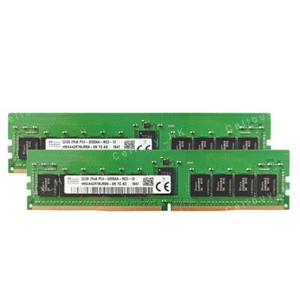 For Hynix 64GB 2X32GB PC4-3200mhz DDR4-25600R ECC Registered DIMM Server Memory - Picture 1 of 6