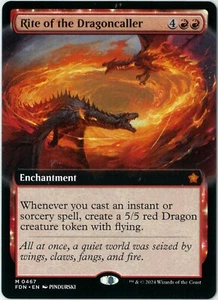 MTG Rite of the Dragoncaller FDN 0331 Foundations Extended English NEW - Picture 1 of 1