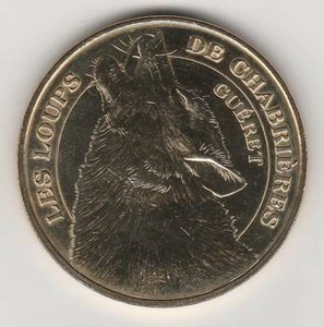 A 2008 TOKEN MEDAILLE MONNAIE DE PARIS -- 23 000 N°1 GUERET / LOUPS / WOLF   - Picture 1 of 2