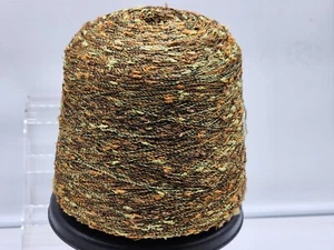 Cono de carrete grande suave hilo elegante 4 libras 8 onzas mezcla de color marrón - Imagen 1 de 5