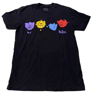 The Beatles Faces Apple Corps T-Shirt 2009 Official  Women’s Small - Image 1 of 4