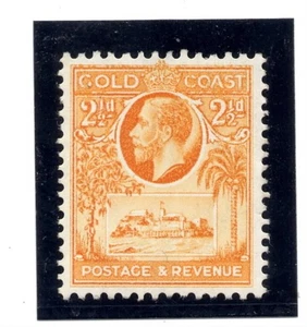 GOLD COAST - SG. 107  :  1928  "  2 1/2d.  ORANGE - YELLOW  " . - Picture 1 of 1
