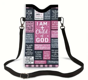 Inspirierende Bibelvers Handytasche hochwertiges Kunstleder (PT4)  - Bild 1 von 8