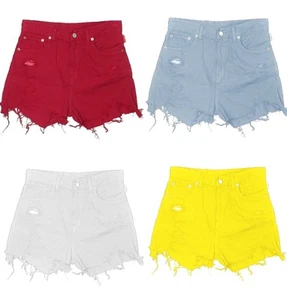 Pantalones cortos Pierce para mujer DENIMIST en dificultades $195 nuevos con etiquetas - Imagen 1 de 11
