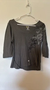 Mountain Hardwear lightweight embellished top size M Grey - Picture 1 of 3