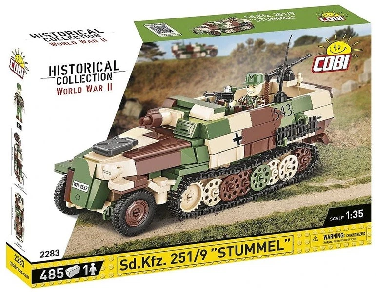 Cobi 2283 - Historical Collection - Worls War II -SD.KFZ.251/9 Flack Stub - Image 1 of 1