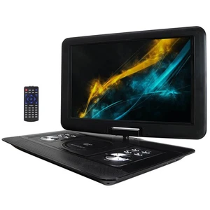 Trexonic 15.4 Inch Portable DVD Player with LCD Screen and HDMI/USB/SD/AV Inputs - Picture 1 of 9