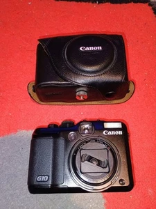 Canon PowerShot G10 Black 14.7MP Digital Camera From Japan with Canon Case - Picture 1 of 21