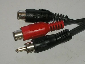 6' RCA Male to 2 X RCA Female 17555-*6 - Picture 1 of 4