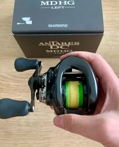 Gebrauchte Shimano 23 ANTARES DC MD Baitcastrolle Angeln LINKS - Bild 1 von 6