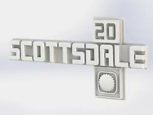 Tamiya Clod Buster Scottsdale 20 Side Logos. - Picture 1 of 3