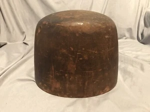 Antique Wooden Hat Form Block Dome Mold Oval Head 6 5/8, 5 3/4, 973 Millinery - Picture 1 of 11