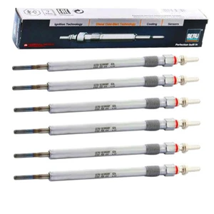 6 OEm BERU Diesel Glow Plug Kit For SPRINTER VERiFy PART#0011597101 P#68102087AA - Picture 1 of 5