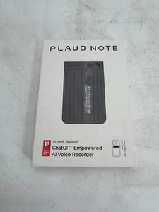 Plud Note AI Voice Recorder Chat GPT Empowered Black - Picture 1 of 3