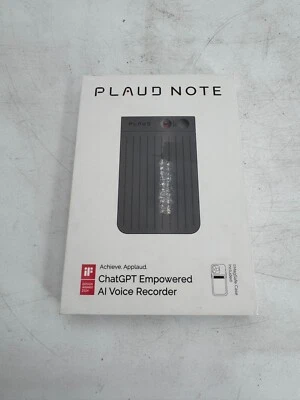 Plud Note AI Voice Recorder Chat GPT Empowered Black - Image 1 of 3