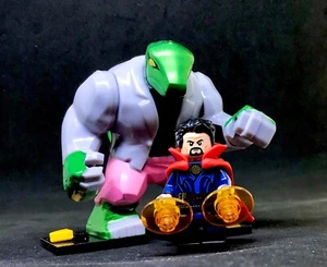 LEGO MARVEL DOCTOR STRANGE AVENGERS Vintage + MAXIFIGURE LIZARD - Imagen 1 de 5