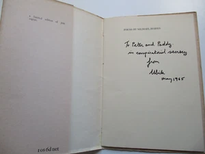 POEMS by MICHAEL HARRIS Ltd Edition (500) SIGNED BY IRISH WRITER ULICK O'CONNOR - Picture 1 of 13