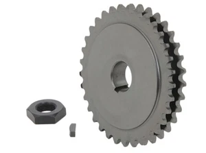 34 tooth MOTOR ENGINE SPROCKET w NUT & KEY for 1929 - 1973 Harley 45 WLA WR - Picture 1 of 1