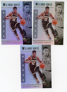 Lote de 3 tarjetas 2019-20 Panini Illusions Deandre Hunter radiocontrol - Imagen 1 de 1